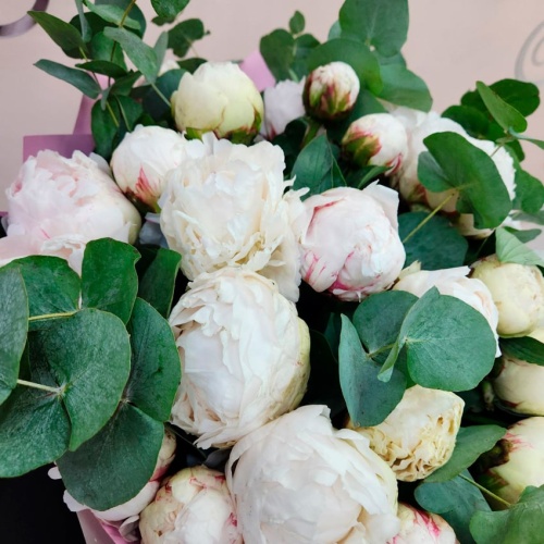 Букет Белые Пионы фото 3