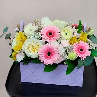 Цветы в ящиках Микс