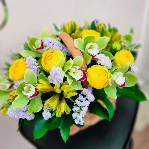 Корзина с Орхидеями фото 3