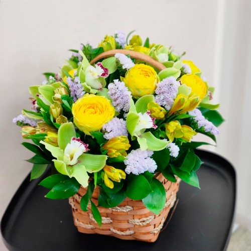 Корзина с Орхидеями фото 5