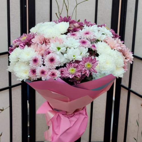 Монобукет из Хризантем