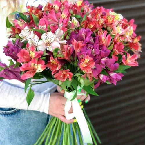 Букет из Альстромерии фото 2