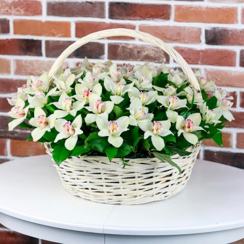 Корзина с Орхидеями