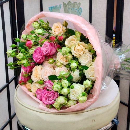 Роза Эквадор Кустовая Микс фото 2