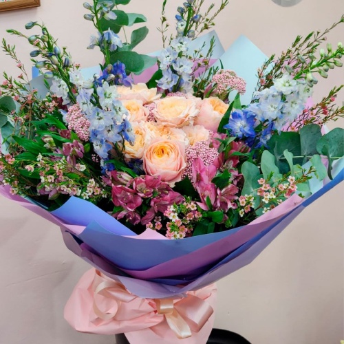 Авторский букет с Джульеттой фото 2