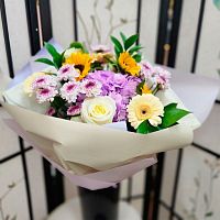 Авторский букет с Подсолнухами