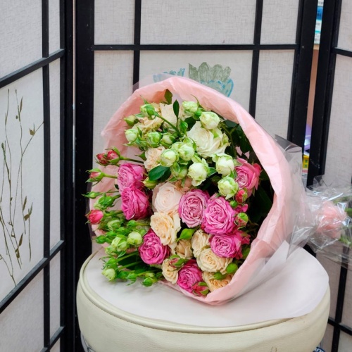 Роза Эквадор Кустовая Микс фото 5