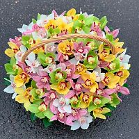 Корзина с Орхидеями