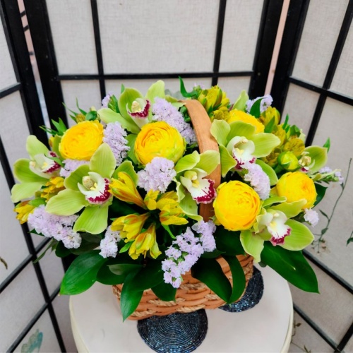 Корзина с Орхидеями фото 2