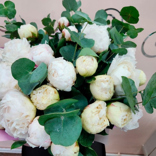 Букет Белые Пионы фото 4