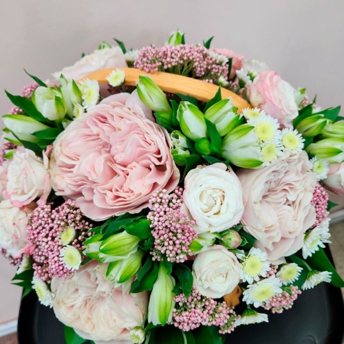 Корзина с цветами Микс фото 3