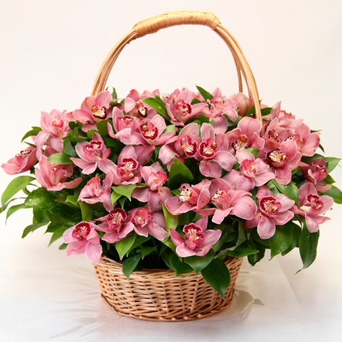Корзина с Орхидеями