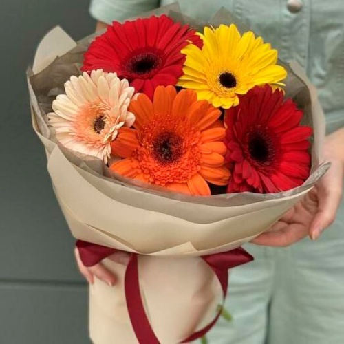 Букет из Герберы Микс
