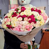 Розы Кустовые Эквадор Премиум