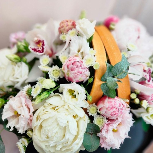 Корзина с цветами Микс фото 4