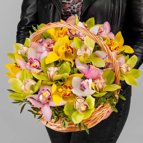 Корзина с Орхидеями фото 3