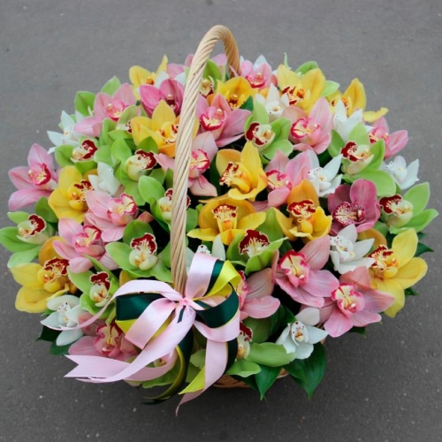 Корзина с Орхидеями фото 2