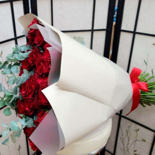 Розы Эквадор Премиум Ред Пантера фото 2