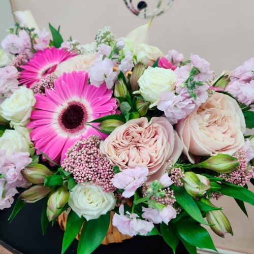 Корзина с цветами Микс фото 5