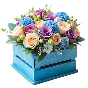 Цветы в ящиках