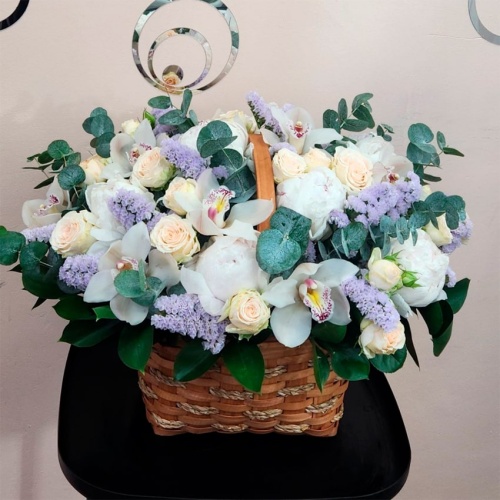 Корзина с Пионами фото 2